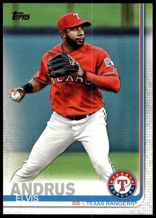 2019 Topps Series 1 Elvis Andrus #62 (Front)