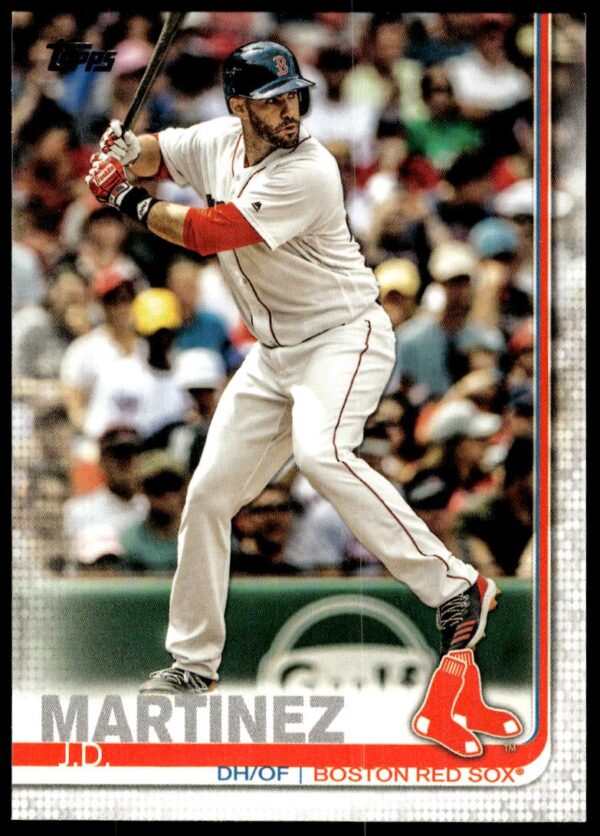 2019 Topps Series 1 J.D. Martinez #77 (Front)