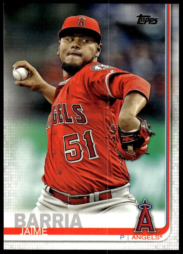 2019 Topps Series 1 Jaime Barria #206 (Front)