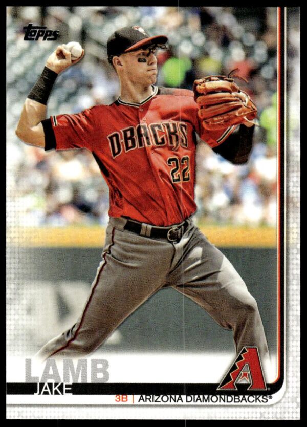 2019 Topps Series 1 Jake Lamb #334 (Front)