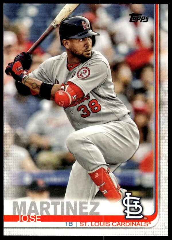 2019 Topps Series 1 Jose Martinez #123 (Front)