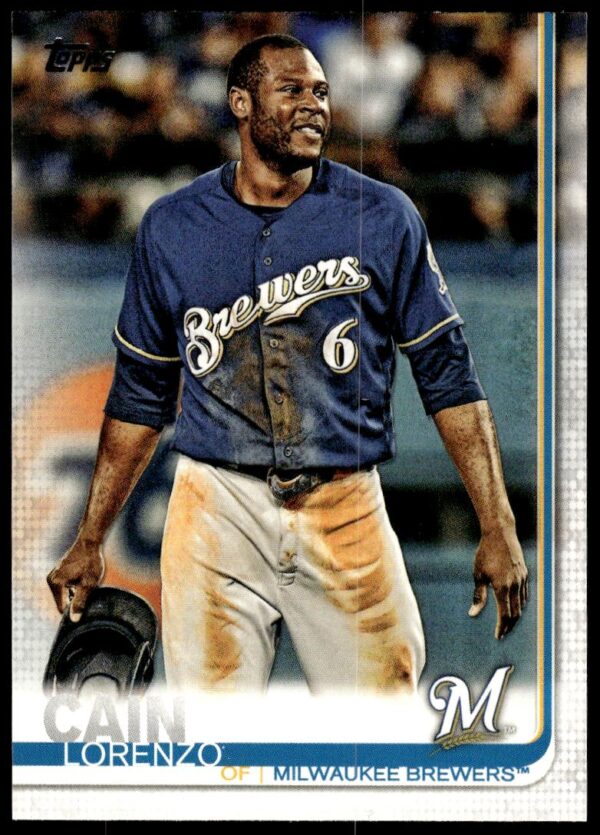 2019 Topps Series 1 Lorenzo Cain #5 (Front)