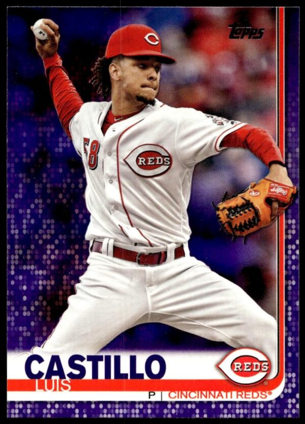 2019 Topps Series 1 Luis Castillo Purple #156 (Front)