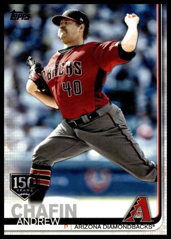 2019 Topps Series 2 Andrew Chafin 150th Anniversary #484 (Front)