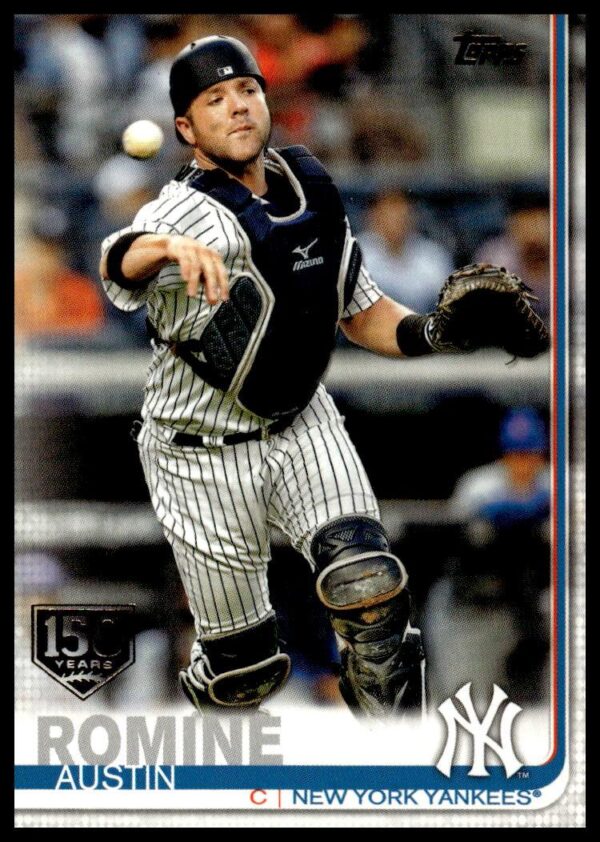 2019 Topps Series 2 Austin Romine 150th Anniversary #426 (Front)