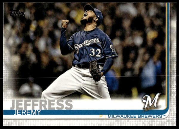 2019 Topps Series 2 Jeremy Jeffress #362 (Front)