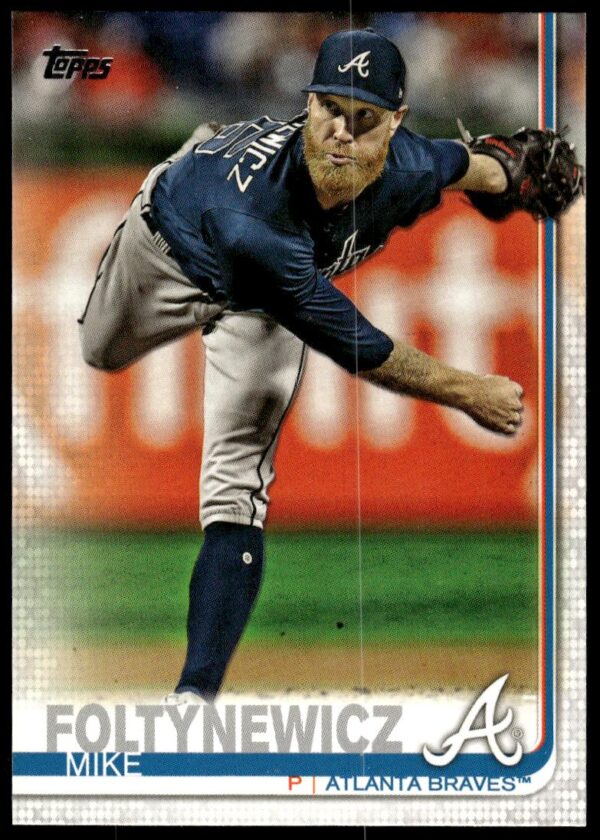 2019 Topps Series 2 Mike Foltynewicz #387 (Front)