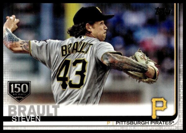 2019 Topps Series 2 Steven Brault 150th Anniversary #435 (Front)