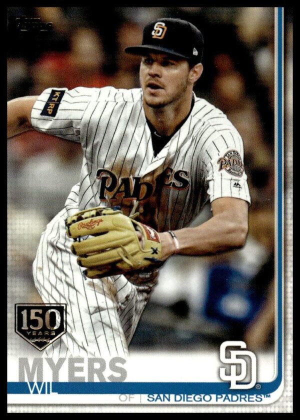 2019 Topps Series 2 Wil Myers 150th Anniversary #485 (Front)
