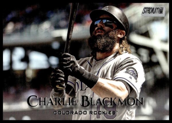 2019 Topps Stadium Club Charlie Blackmon #21 (Front)