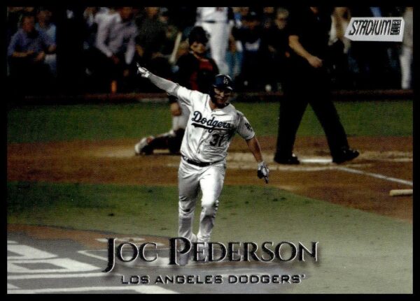2019 Topps Stadium Club Joc Pederson #158 (Front)