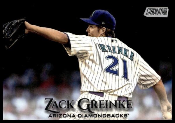 2019 Topps Stadium Club Zack Greinke #15 (Front)