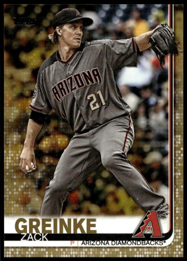 2019 Topps Topps Zack Greinke Gold #661 (Front)