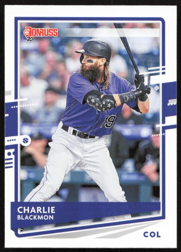 2020 Donruss Charlie Blackmon #66 (Front)