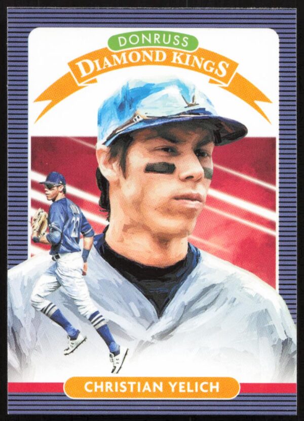 2020 Donruss Christian Yelich Diamond Kings #5 (Front)