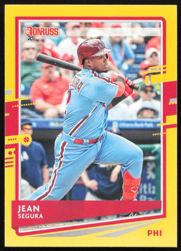 2020 Donruss Jean Segura Yellow #70 (Front)