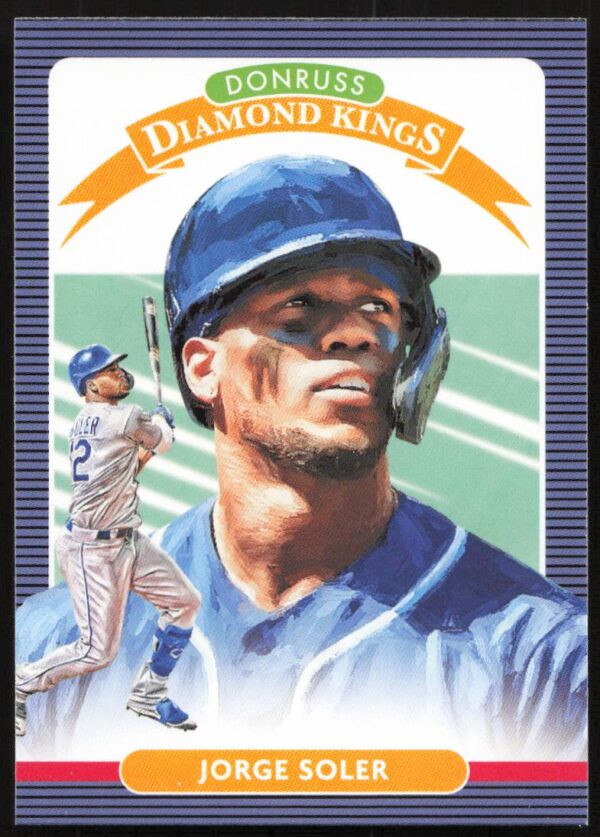 2020 Donruss Jorge Soler Diamond Kings #19 (Front)