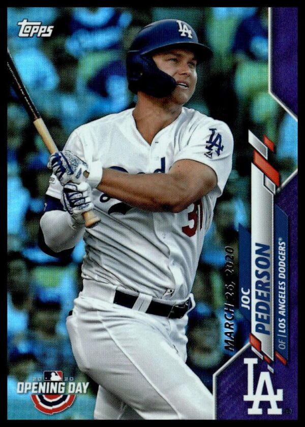 2020 Topps Opening Day Joc Pederson Blue Foil #9 (Front)