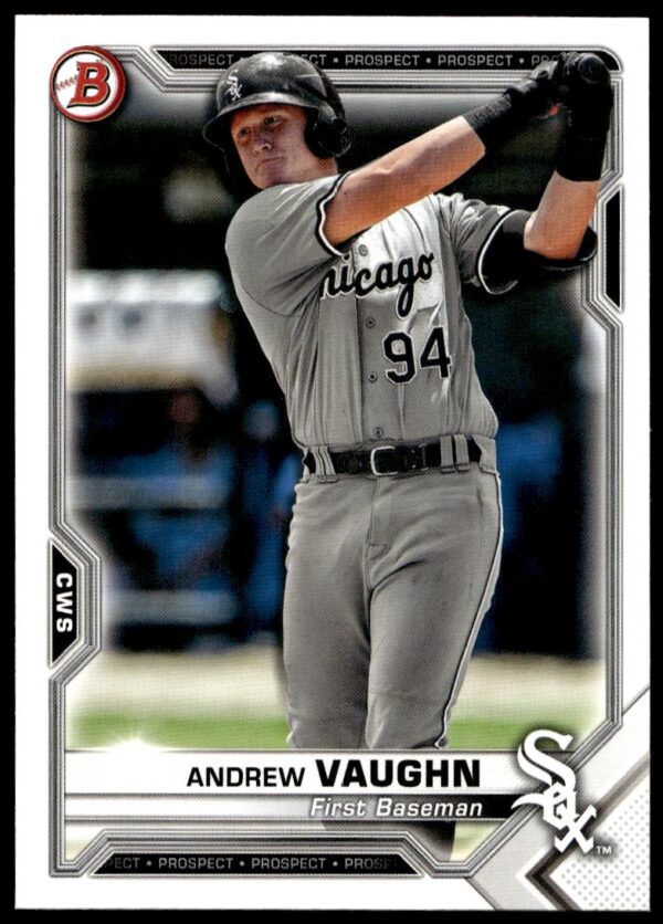 2021 Bowman Andrew Vaughn 1st Edition #BFE-88 (Front)