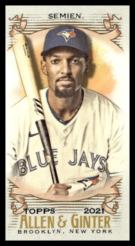 2021 Topps Allen & Ginter Marcus Semien Mini #169 (Front)