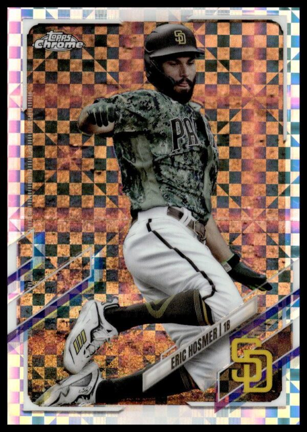 2021 Topps Chrome Eric Hosmer X-Fractor #112 (Front)