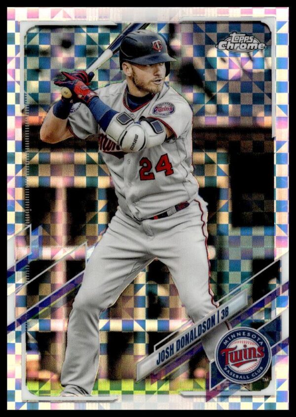 2021 Topps Chrome Josh Donaldson X-Fractor #76 (Front)