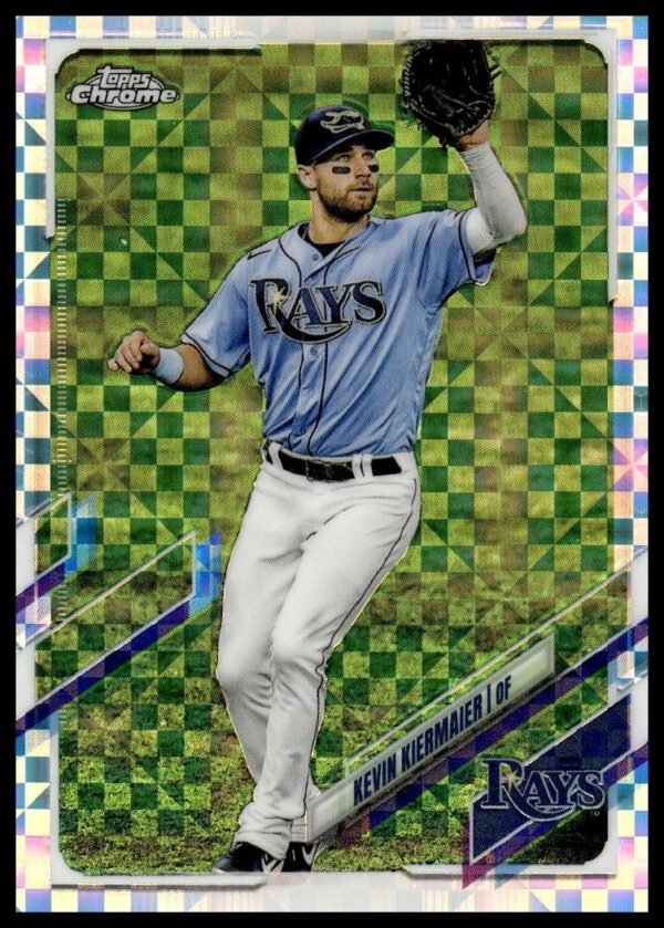2021 Topps Chrome Kevin Kiermaier X-Fractor #38 (Front)