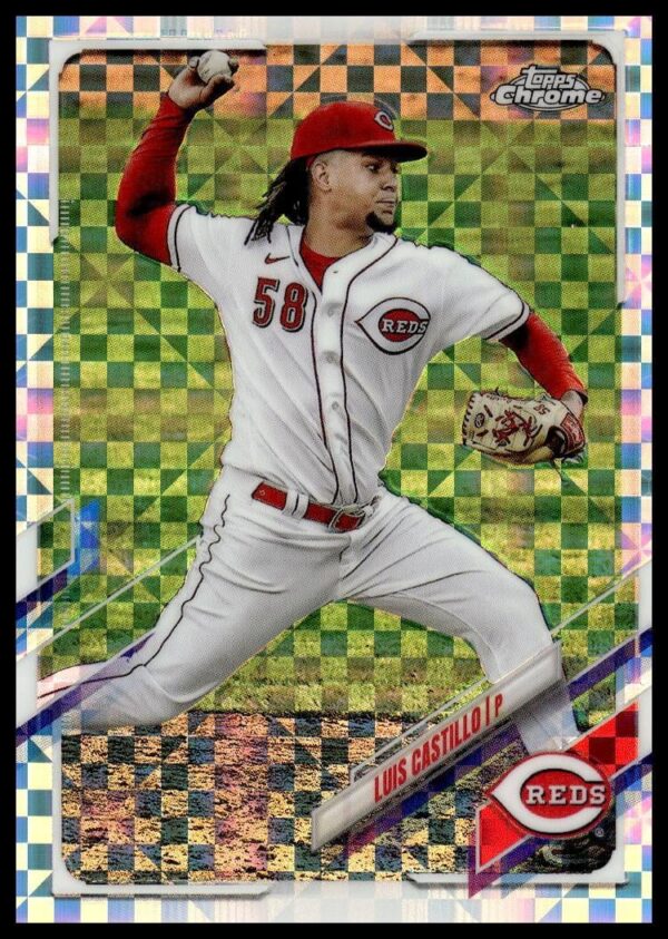 2021 Topps Chrome Luis Castillo X-Fractor #31 (Front)