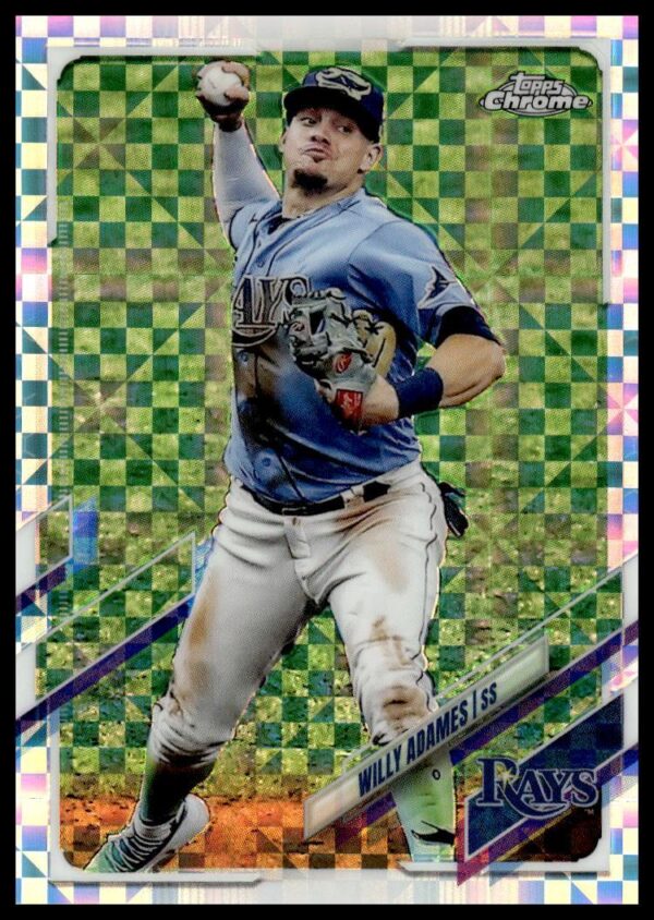 2021 Topps Chrome Willy Adames X-Fractor #75 (Front)