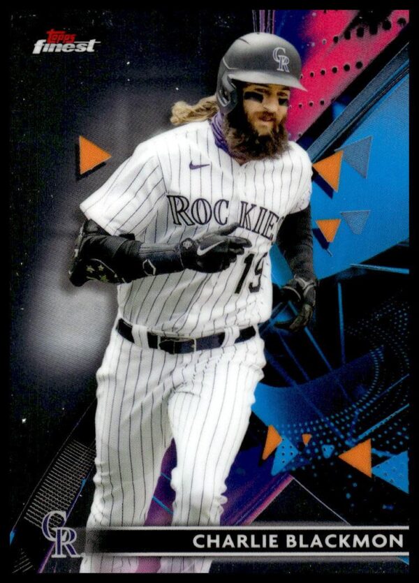 2021 Topps Finest Charlie Blackmon #33 (Front)