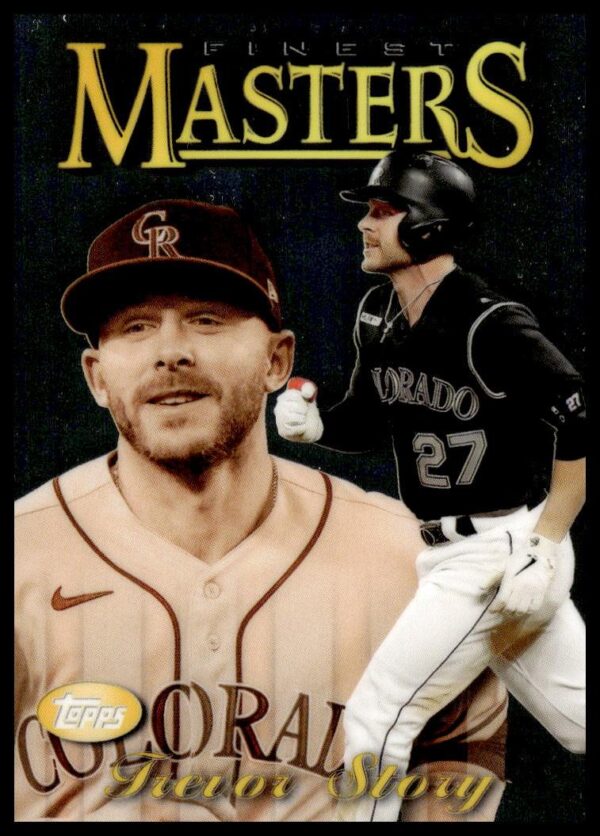 2021 Topps Finest Trevor Story 1997 Masters #97FM-TS (Front)