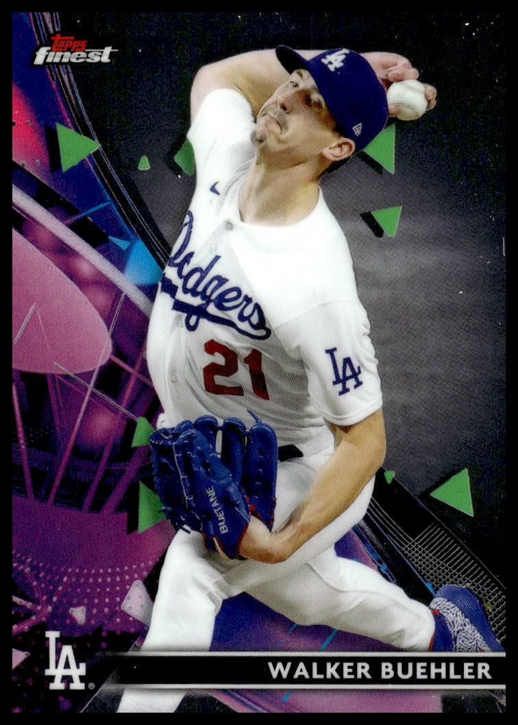 2021 Topps Finest Walker Buehler #91 (Front)