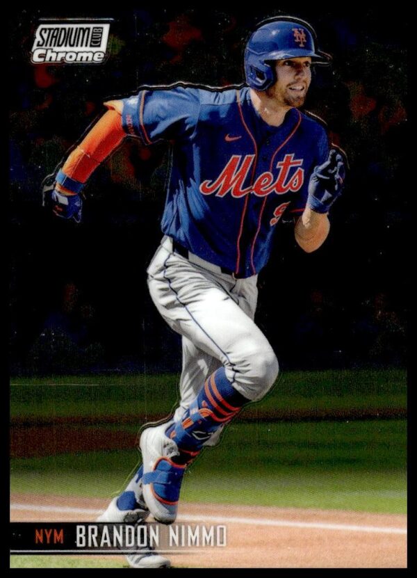 2021 Topps Stadium Club Chrome Brandon Nimmo #246 (Front)