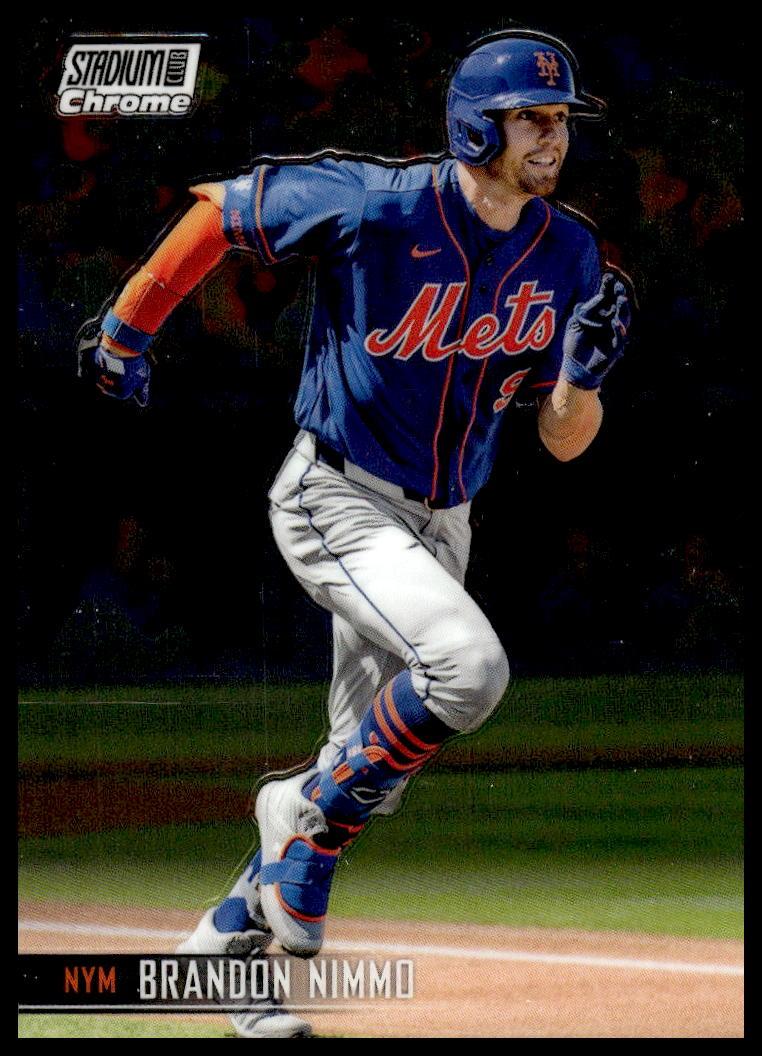 2021 Topps Stadium Club Chrome Brandon Nimmo #246 (Front)