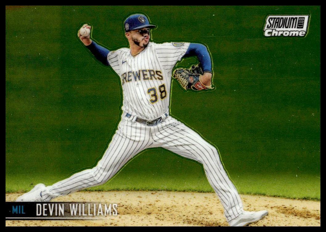 2021 Topps Stadium Club Chrome Devin Williams #179 (Front)