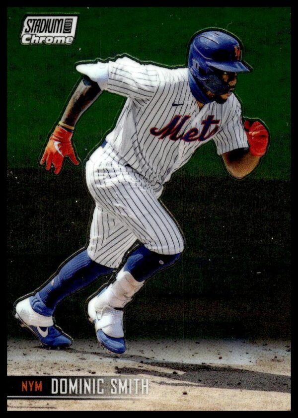2021 Topps Stadium Club Chrome Dominic Smith #13 (Front)
