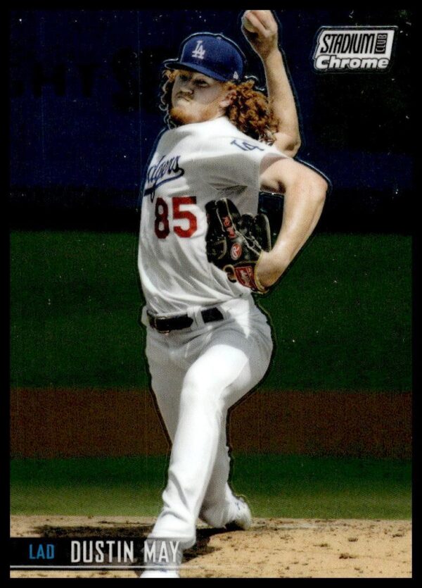 2021 Topps Stadium Club Chrome Dustin May #143 (Front)