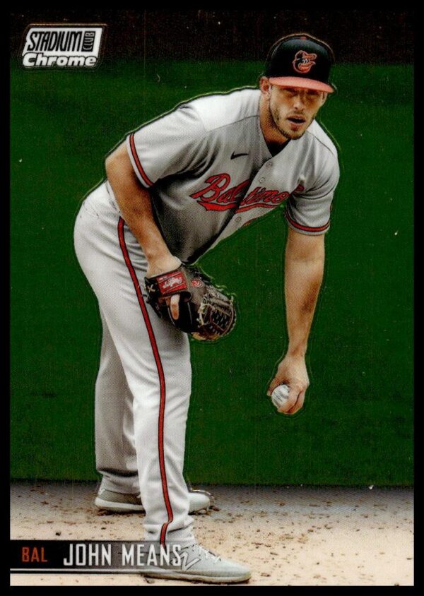 2021 Topps Stadium Club Chrome John Means #35 (Front)