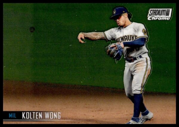 2021 Topps Stadium Club Chrome Kolten Wong #233 (Front)