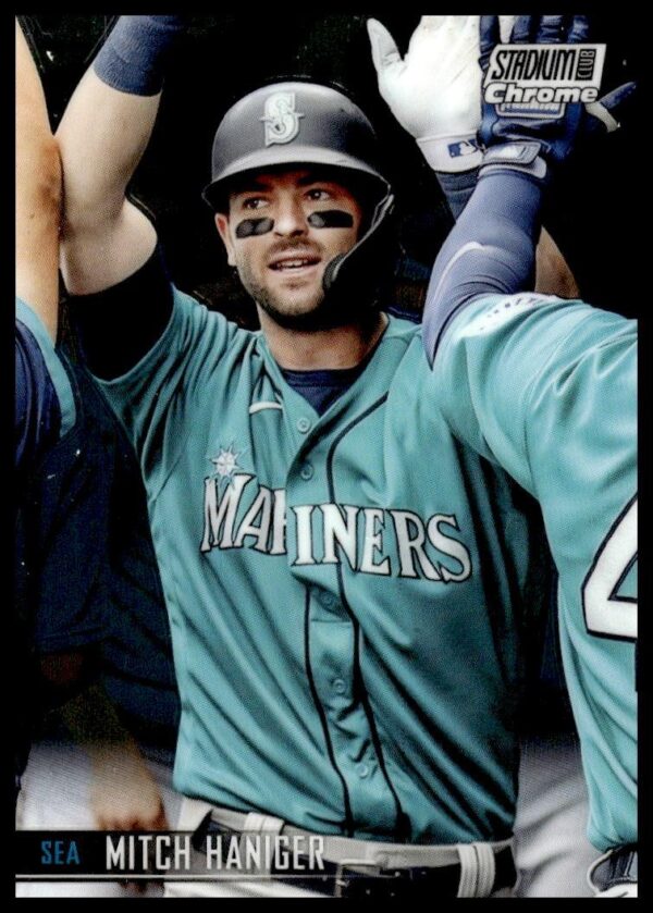 2021 Topps Stadium Club Chrome Mitch Haniger #376 (Front)