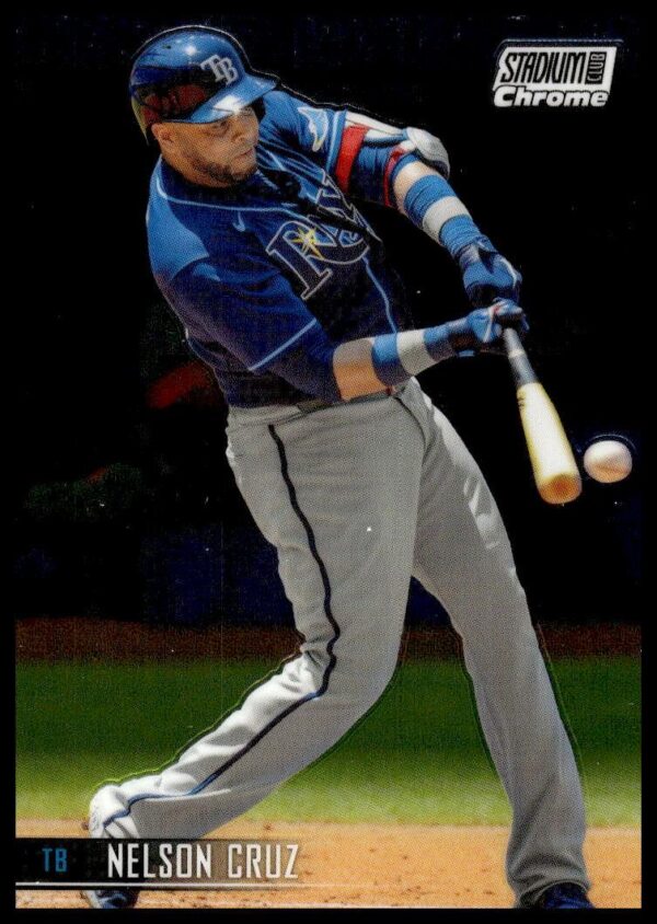 2021 Topps Stadium Club Chrome Nelson Cruz #250 (Front)