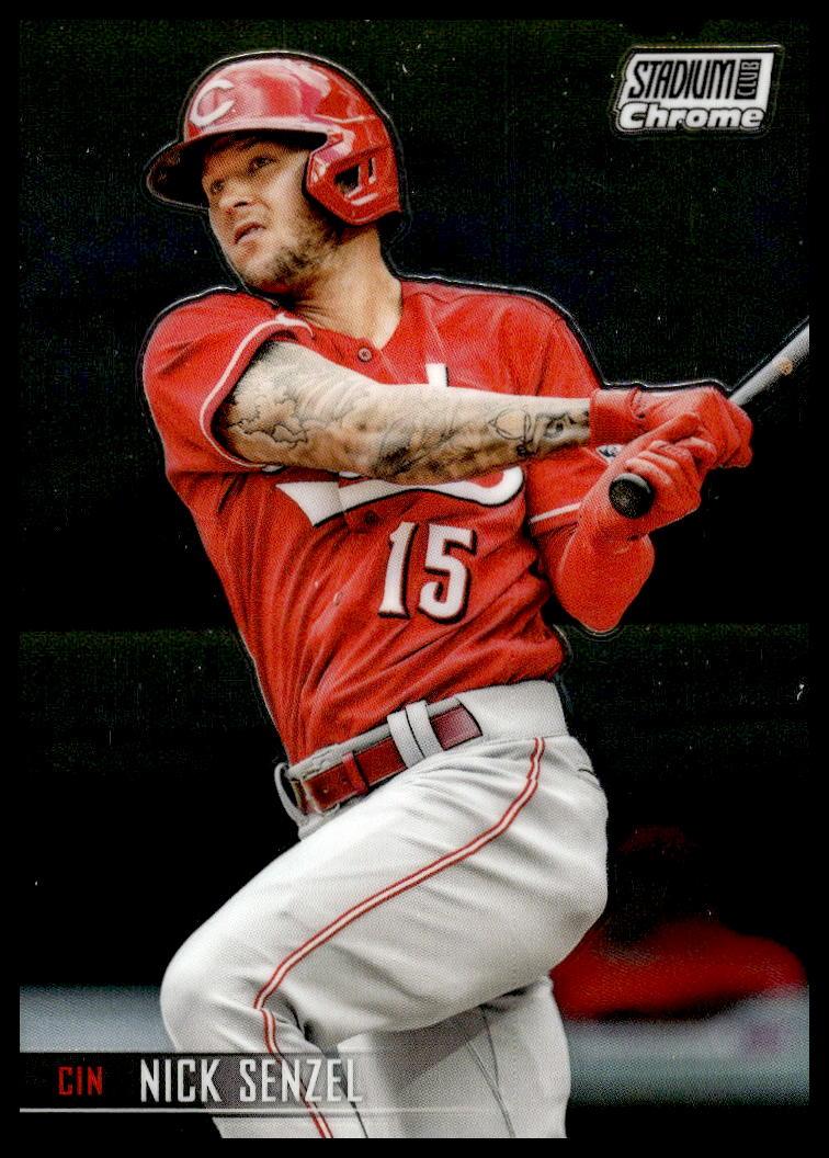 2021 Topps Stadium Club Chrome Nick Senzel #105 (Front)