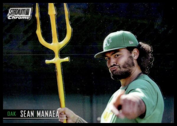 2021 Topps Stadium Club Chrome Sean Manaea #389 (Front)