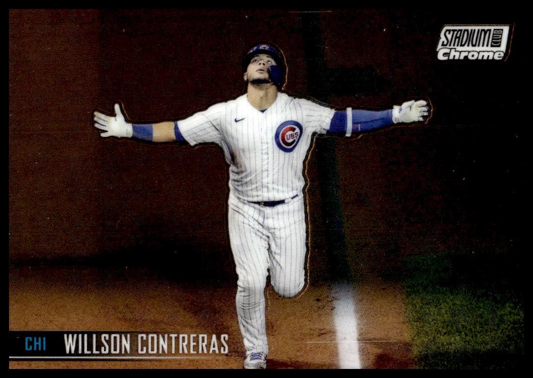 2021 Topps Stadium Club Chrome Willson Contreras #22 (Front)