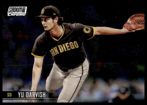 2021 Topps Stadium Club Chrome Yu Darvish #265 (Front)
