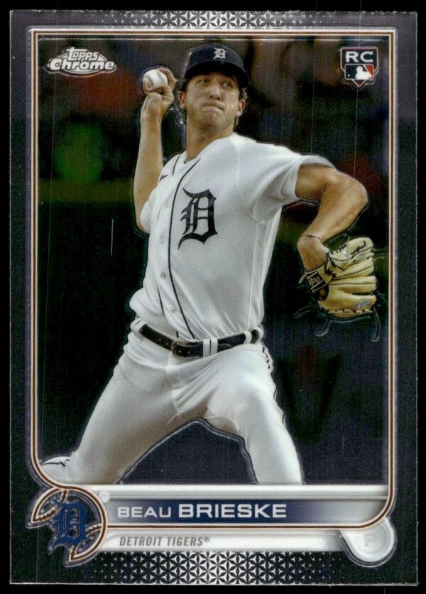 2022 Topps Chrome Update Beau Brieske #USC147 (Front)