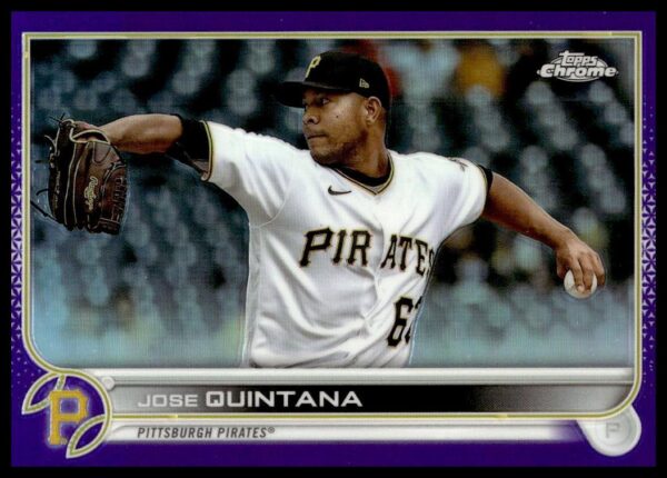 2022 Topps Chrome Update Jose Quintana Purple Refractor #USC195 (Front)