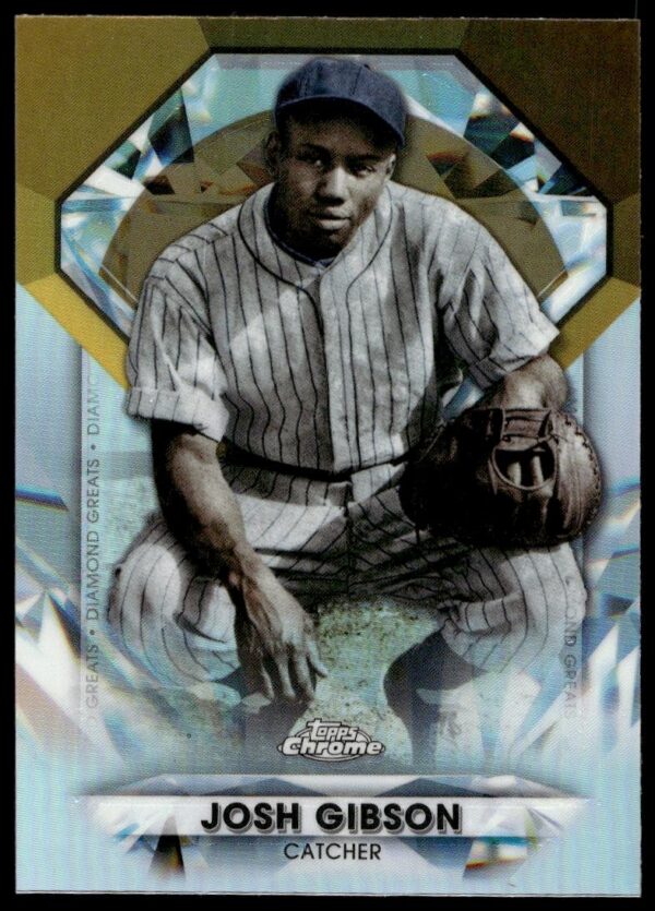 2022 Topps Chrome Update Josh Gibson Diamond Greats Die Cuts #DGDC-73 (Front)