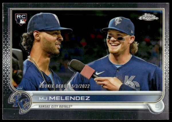 2022 Topps Chrome Update MJ Melendez #USC84 (Front)