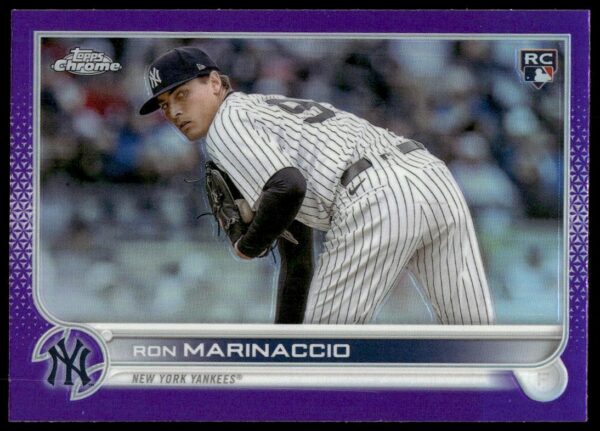 2022 Topps Chrome Update Ron Marinaccio Purple Prism Refractor #USC164 (Front)